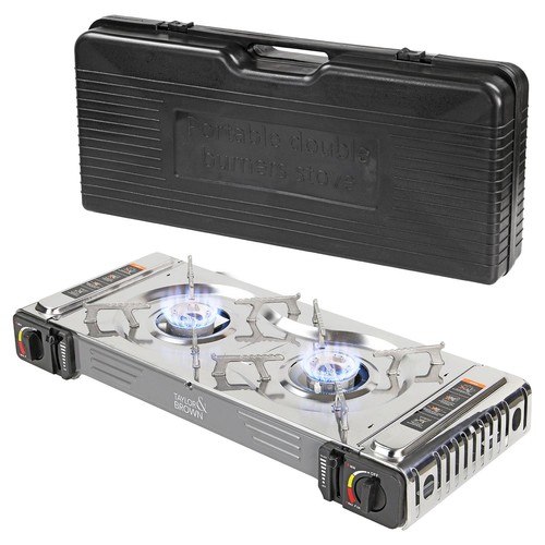 Portable double twin burner - portable,